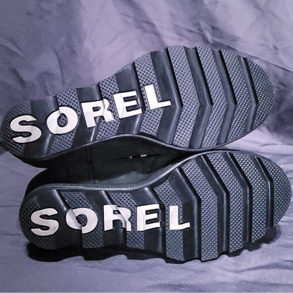 Sorel Joan of Arc II Wedge Boots Black Womens 6.5 - Picture 7 of 10